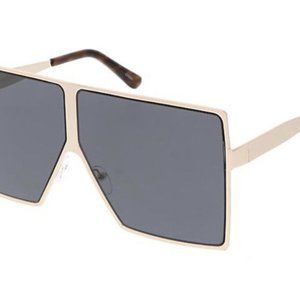 Unisex Oversized Metal Square Sunglasses 😎